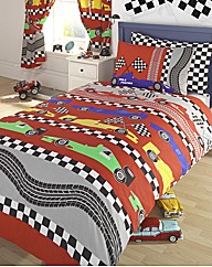 Racing Car Duvet Cover Set