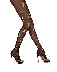 House of Holland Multi Bones Tights