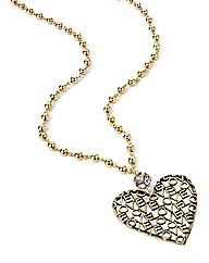 Petal Dolls Gold Heart Necklace