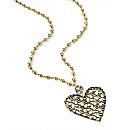 Petal Dolls Gold Heart Necklace