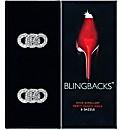 Blingbacks Silver Cluster Shoe Jewellery