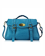 Petal Dolls Teal Messenger Bag