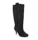Marta Jonsson black suede knee boot