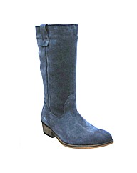 Marta Jonsson blue suede calf boot