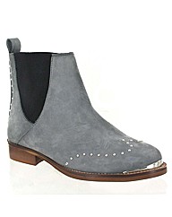Marta Jonsson grey leather ankle boot