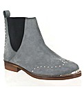 Marta Jonsson grey leather ankle boot
