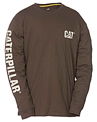 Caterpillar Trademark Banner L/S Tee
