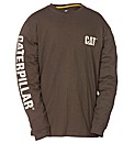 Caterpillar Trademark Banner L/S Tee