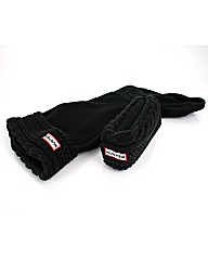 Hunter Moss Cable Sock