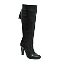Marta Jonsson black leather knee boot