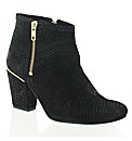 Marta Jonsson black suede ankle boot