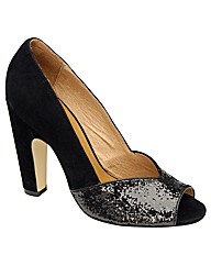 Ravel Kim peep toe court