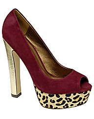 Ravel Keegan platform peep toe court