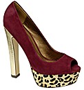 Ravel Keegan platform peep toe court