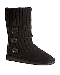 Pineapple Blush Knit Top Fashion Boot