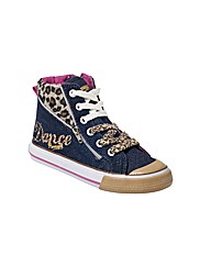 Pineapple Meow Canvas Lace up Boot