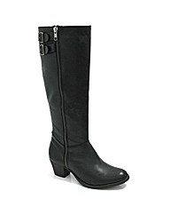 Marta Jonsson black leather knee boot