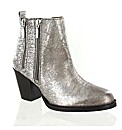 Marta Jonsson silver leather ankle boot