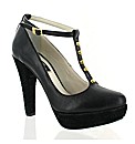 Marta Jonsson black leather court