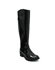 Marta Jonsson black leather knee boot