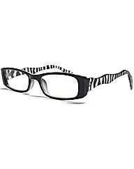 Viva La Diva Waved Arm Reading Glasses