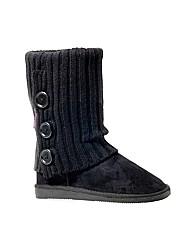Pineapple Breeze Knit Top Fashion Boot