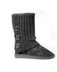 Pineapple Breeze Knit Top Fashion Boot