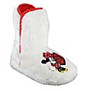Minnie Barbara Bootie Slipper
