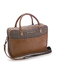 Dunlop Check/Tan Despatch Bag