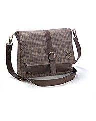 Dunlop Check Satchel Bag