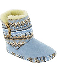 Divaz Knit Toggle Slipper Bootie