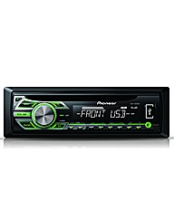 Pioneer DEH-1500UBG CD/RDS Car Stereo