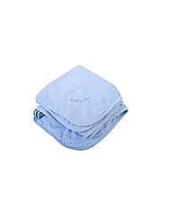 Minky Applique Blanket Blue Stars