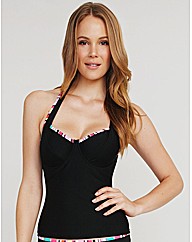 Black Magic Underwired Tankini Top