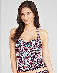 Midnight Martini Underwired Tankini Top