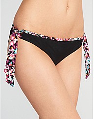 Dark Rum Sash Tie Side Bikini Brief