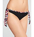 Dark Rum Sash Tie Side Bikini Brief