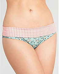 Flower Garden Fold Bikini Brief