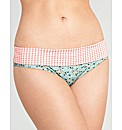 Flower Garden Fold Bikini Brief