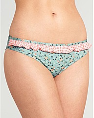 Flower Garden Frill Bikini Brief