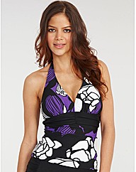 Rene Soft Cup Halter Tankini Top