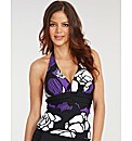 Rene Soft Cup Halter Tankini Top