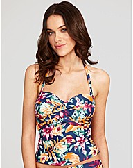 Lei Underwired Bandeau Tankini Top