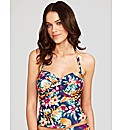 Lei Underwired Bandeau Tankini Top