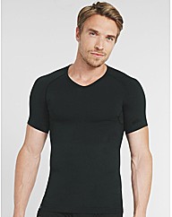 Tops Short Sleeve V Compression