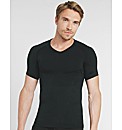Tops Short Sleeve V Compression