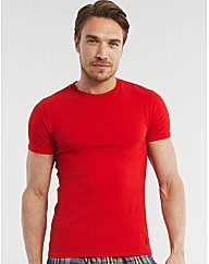 Stretch Cotton Crew Neck T-shirt