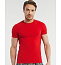Stretch Cotton Crew Neck T-shirt