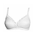 Naturana White Two Section Cup Bra