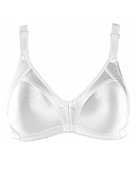 Naturana White Moulded Minimiser Bra